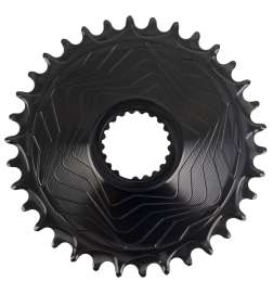 Alugear AERO Kettenblatt - MTB | Direct Mount (Shimano) | Boost | 1x 12s - rund | schwarz