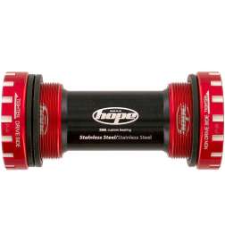 Hope Bottom Bracket Cups MTB Stainless Steel - BSA-68 73-24 - red