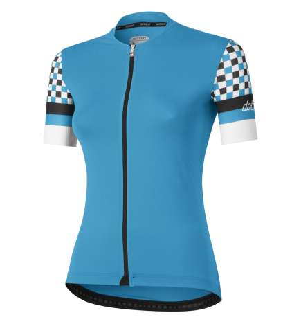 Dotout Maillot Vélo Femme - Square A22W051 - turquoise