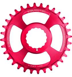 Burgtec Thick Thin Kettenblatt - Direct Mount (Race Face Cinch) | rund - toxic barbie pink