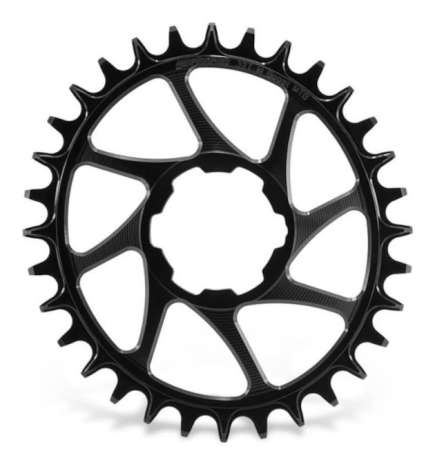 Garbaruk Melon MTB Plateau - Direct Mount   Oval   Narrow-Wide   Boost - pour Hope - noir