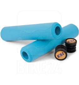 ESI Grips Poignées de Guidon - Chunky - Aqua