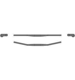 Ergotec Flat Bar 31.8 MTB Kierownica - Safety Level 6  - 12  | 800 mm - matt black