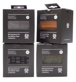 BLB Supreme Pro Faux Leather Handlebar Tape - ivory black