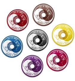 Loose Riders Yin Yang Skulls Stem Cap