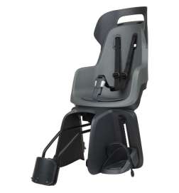 Bobike GO 1P Reclining Child Bike Seat - Frame Mount - Macaron Grey