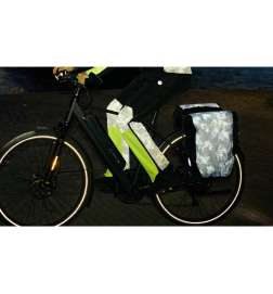 AGU Commuter Hi-Vis   Reflection Tech Spodnie Przeciwdeszczowe Męskie - czarny