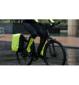 AGU Commuter Hi-Vis   Reflection Tech Spodnie Przeciwdeszczowe Męskie - czarny