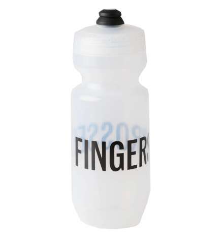 FINGERSCROSSED Bidon Bottle 650ml - Transclear Logo