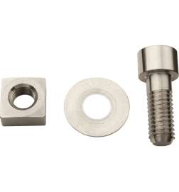 Burgtec Kit di Vite per Perno Passante - Titanio | per FOX Kabolt X (Boost, 2021+)