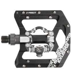 Exustar E-PM827 Dual Interface Pedal - black