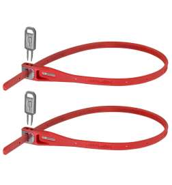 Hiplok Z-Lok 40cm Kabelslot - 2 Stück - rood