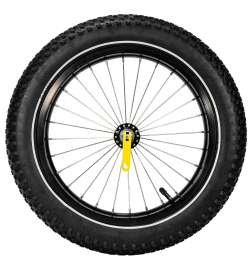 Burley 16 Inches Wheel for Coho XC Cargo Trailer - 16x3.0 Plus Tire - zwart