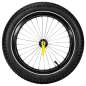 Burley 16 Inches Wheel for Coho XC Cargo Trailer - 16x3.0 Plus Tire - noir