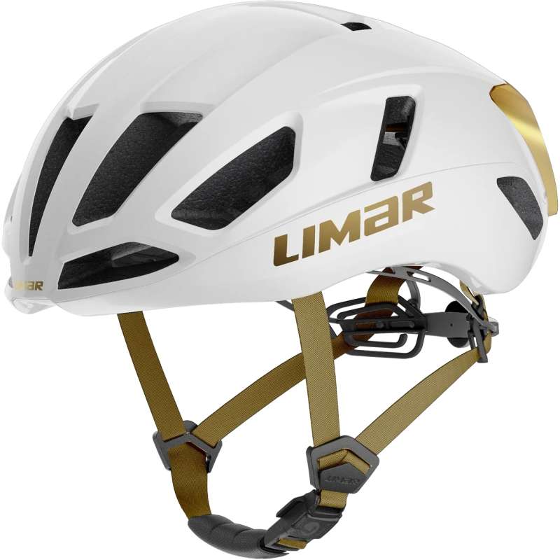 Limar Air Atlas White & Black Series Bike Helmet - Ice White Gold