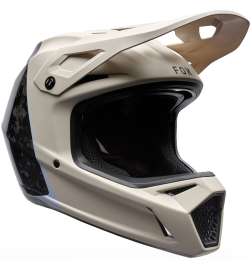 FOX Rampage RS Carbon MIPS Full Face Kask - Splice - chalk