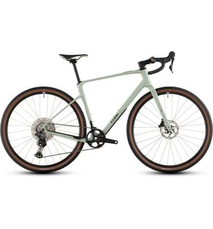 CUBE NUROAD C 62 ONE - Carbon Gravel Bike - 2026 - aloegreen   black