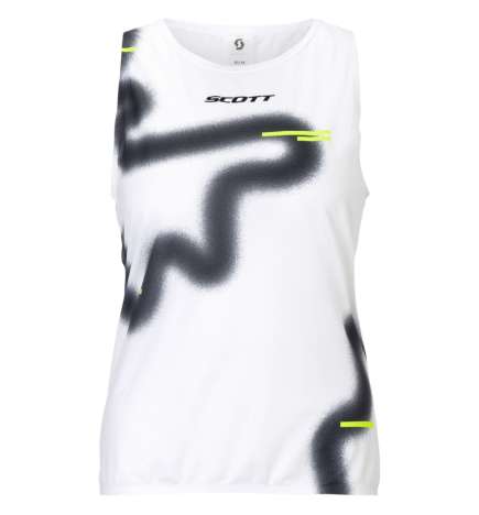 SCOTT RC Run Débardeur pour femmes - white black