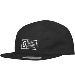 SCOTT 5-Panels Casquette plate - noir