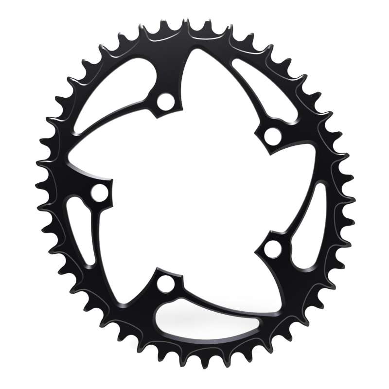 Alugear Narrow Wide Road Chainring - Oval - 110 BCD - 5-Bolt