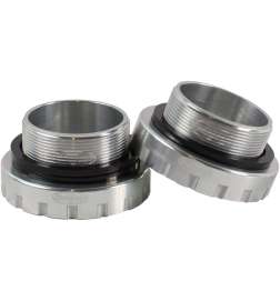 Hope Bottom Bracket Cups Stainless Steel - BSA-68 73 83 100-30 - silver