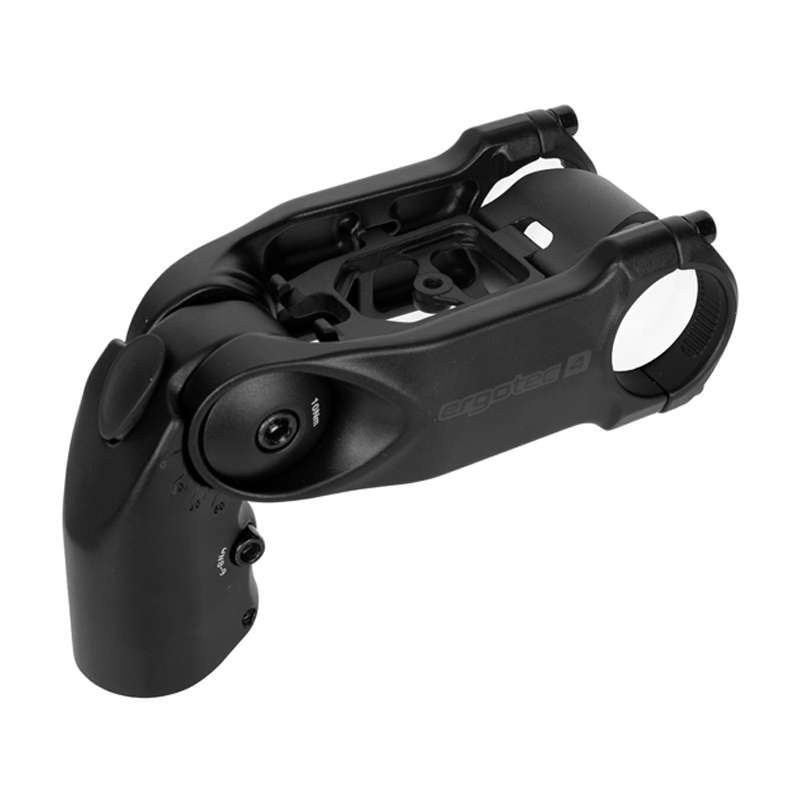 Ergotec Octopus-BK Ahead Réglable Potence 1 1/8" | 31.8mm - black sandblasted