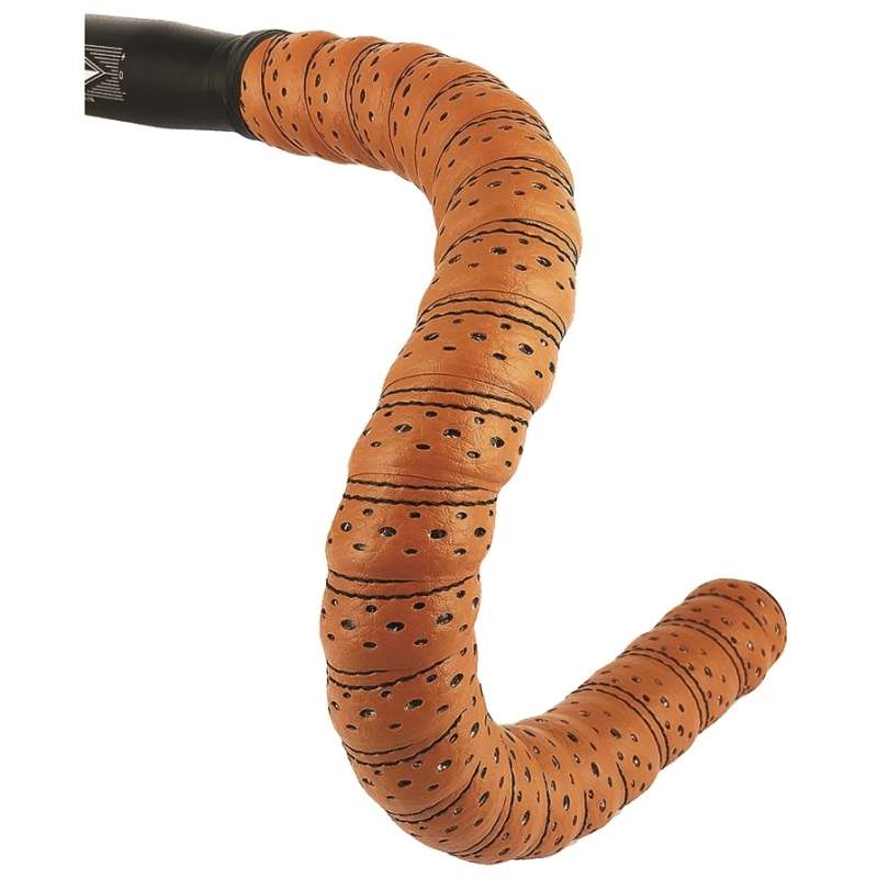 BLB Supreme Pro Faux Leather Handlebar Tape - brown/black