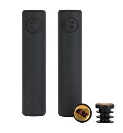 ESI Grips Extra Chunky Handlebar Grips - Signature Series - Smiley Face Black