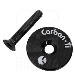 Carbon-Ti Capuchon Jeu de Direction - X-Cap - Carbon - noir
