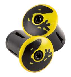 Lizard Skins Bar End Plugs - viper yellow