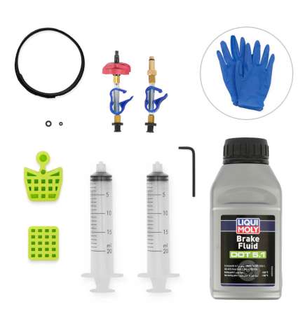 BLEEDKIT.COM Premium Edge DOT Edition Bleedkit for SRAM Hydraulic Brakes as of 2017