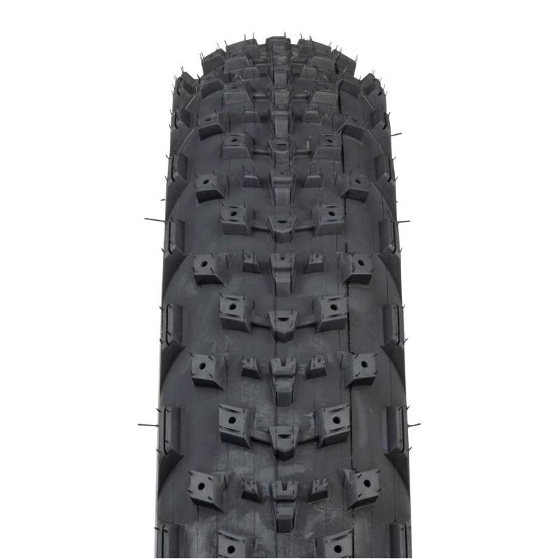45NRTH Dillinger 4 Fatbike Vouwband | Fat Tubeless Ready - Zwart | 26x4.20" / Spike-Ready / 120TPI