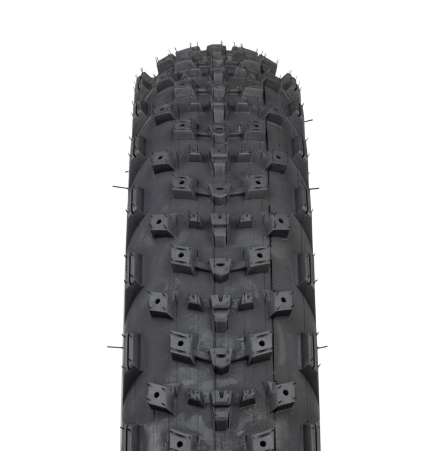 45NRTH Dillinger 4 Fatbike Vouwband | Fat Tubeless Ready - Zwart | 26x4.20    Spike-Ready   120TPI