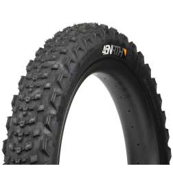 45NRTH Dillinger 4 Fatbike Folding Tire | Fat Tubeless Ready - Black | 26x4.20    168 L Concave Carbide Alu Studs   120TPI