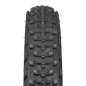 45NRTH Dillinger 4 Fatbike Folding Tire | Fat Tubeless Ready - Black | 26x4.20" / 168 L Concave Carbide Alu Studs / 120TPI