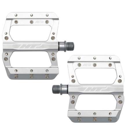 HT AE12 EVO  Flat Pedal - silver