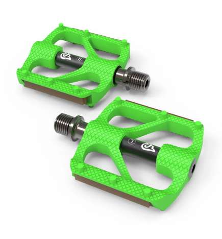 Early Rider P1 Resin - Platformpedalen - groen
