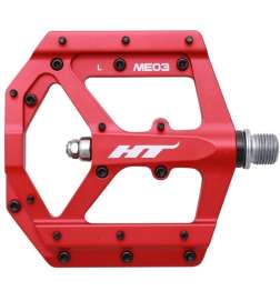HT ME03 EVO  Flat Pedal Magnesium - matte red