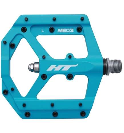 HT ME03 EVO  Flat Pedal Magnesium - matte blue