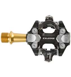 Exustar E-PM222TI Pedal - black gold