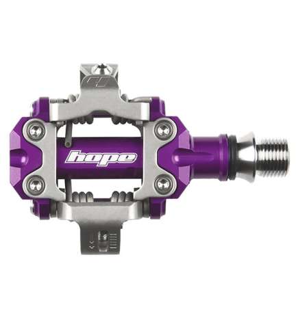Hope Union Race Clipless Pedals - purple