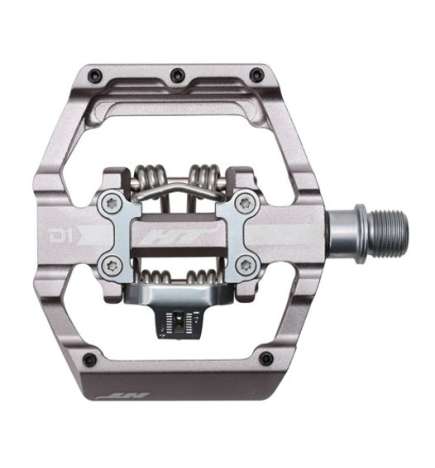 HT D1 DUO Clipless   Flat Pedals - grey