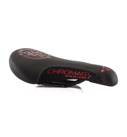 CHROMAG OVERTURE Saddle - black   red