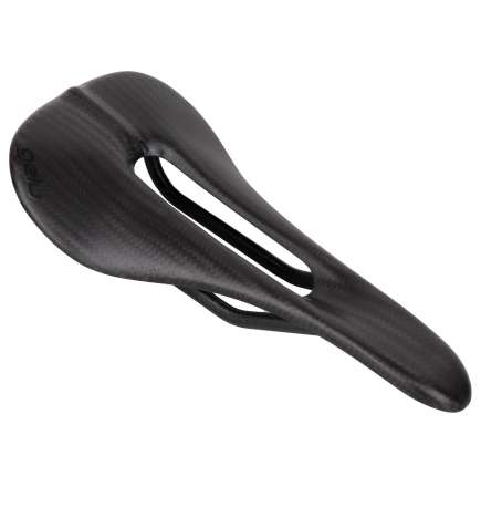 Gelu S1 Carbon Sattel - schwarze Logos