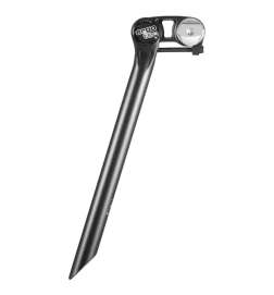 Ergotec Futura Zadelpen met Patent - 400 mm - zwart