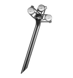 Ergotec Futura Tige de Selle patentée - 400 mm - noir