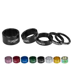 KCNC Hollow Design Headset Spacer Set (5 pieces) - différentes couleurs