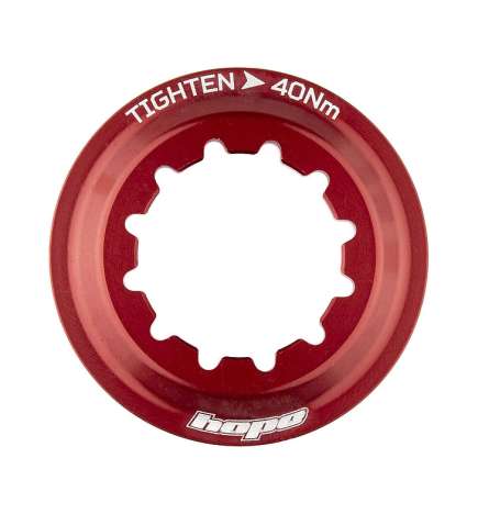Hope Centerlock Lockring - red