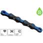 KMC DLC Chain - WAXED | 12-speed - black/blue