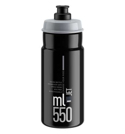 Elite Jet Bottle 550ml - black grey